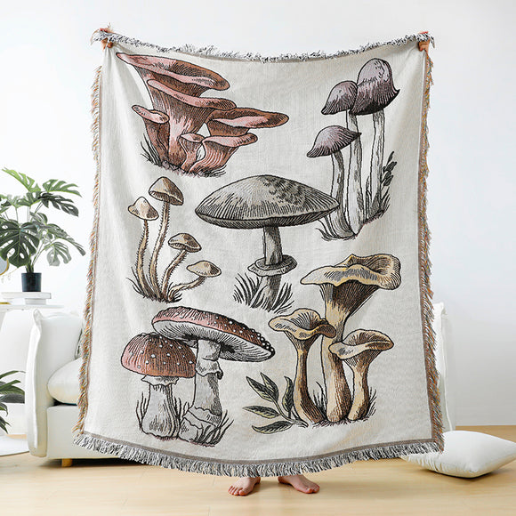 Casual Mushroom Style Leisure Blanket