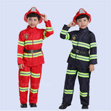 Fireman Kids Uniform Car Tent Sam Cosplay Children Luxury Firefighter Water Gun 6Pcs Toys Set Boy Girl Halloween Costume Gift