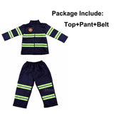 Fireman Kids Uniform Car Tent Sam Cosplay Children Luxury Firefighter Water Gun 6Pcs Toys Set Boy Girl Halloween Costume Gift