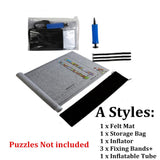 Puzzles Mat Jigsaw Roll Felt Mat Play mat Puzzles Blanket For Up to 1500 Pieces Puzzle Accessories Portable Travel Storage bag