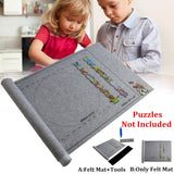 Puzzles Mat Jigsaw Roll Felt Mat Play mat Puzzles Blanket For Up to 1500 Pieces Puzzle Accessories Portable Travel Storage bag