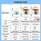 Portable Outdoor Solar Chargeable LED Light Lantern